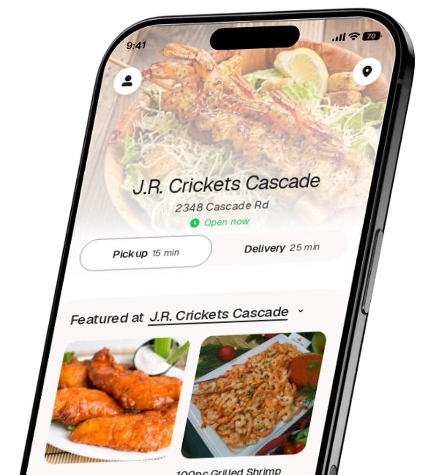 J.R. Crickets Cascade app preview
